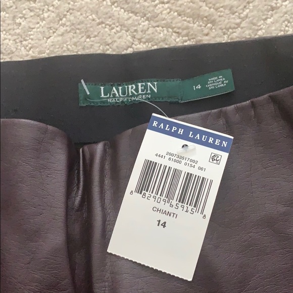 Ralph lurean faux leather pants - Picture 5 of 8